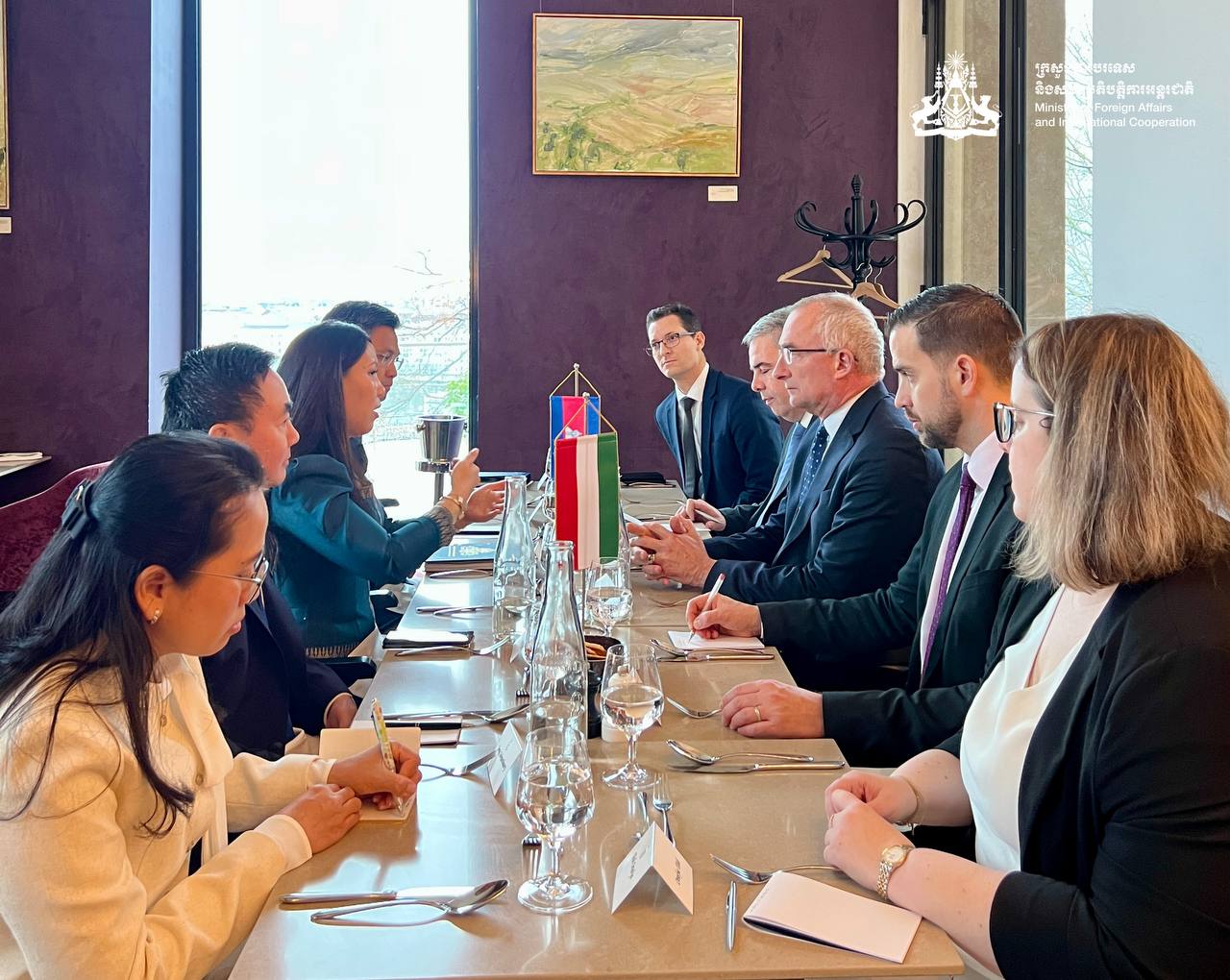 Her Excellency CHRING Botumrangsay visits Hungary to co-chair the Second Session of Political Bilateral Consultations