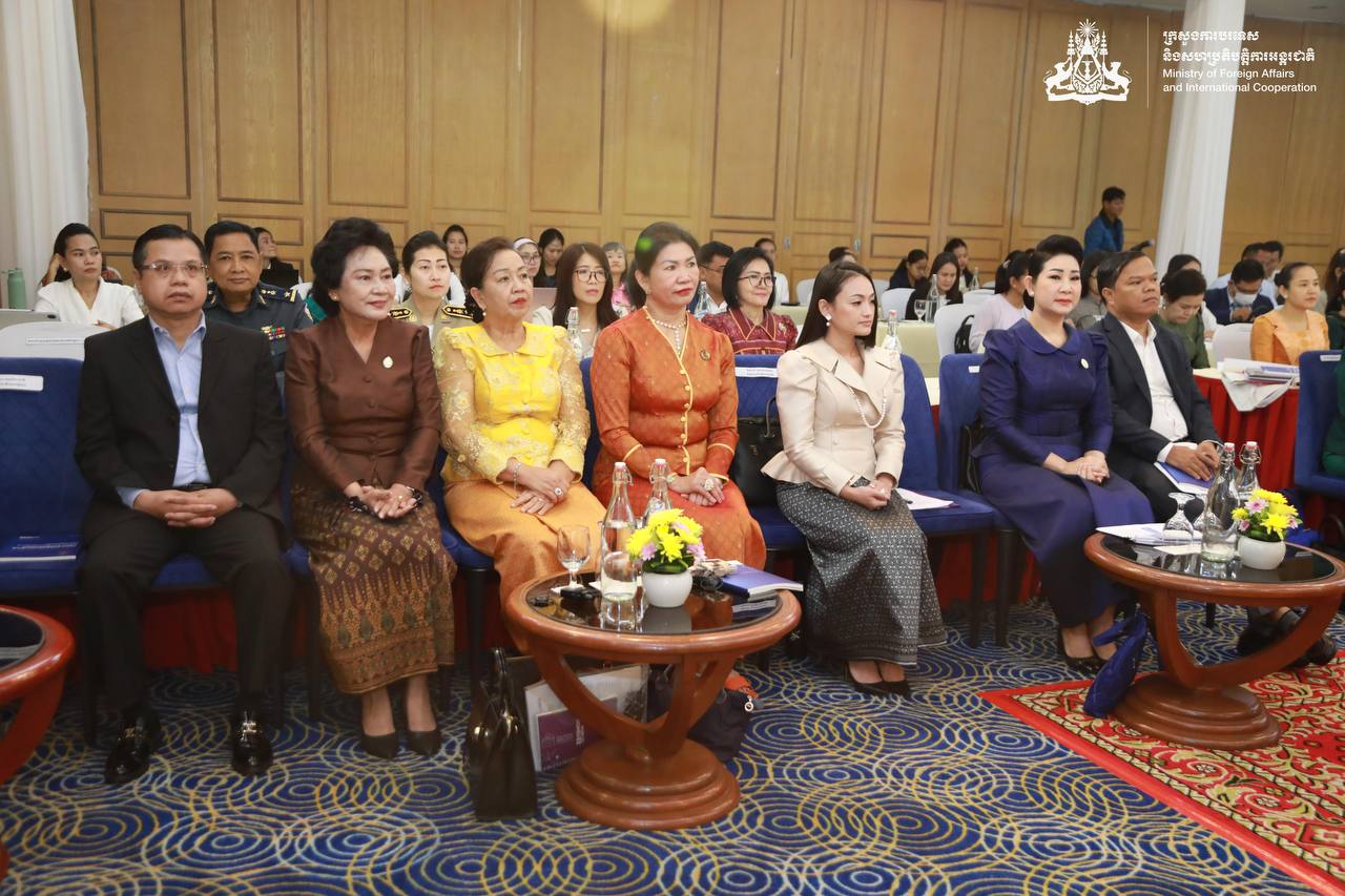 Her Excellency YENTIENG Puthirasmy attends the launch and workshop on “The Situation Analysis Report on Women, Peace and Security in Cambodia”