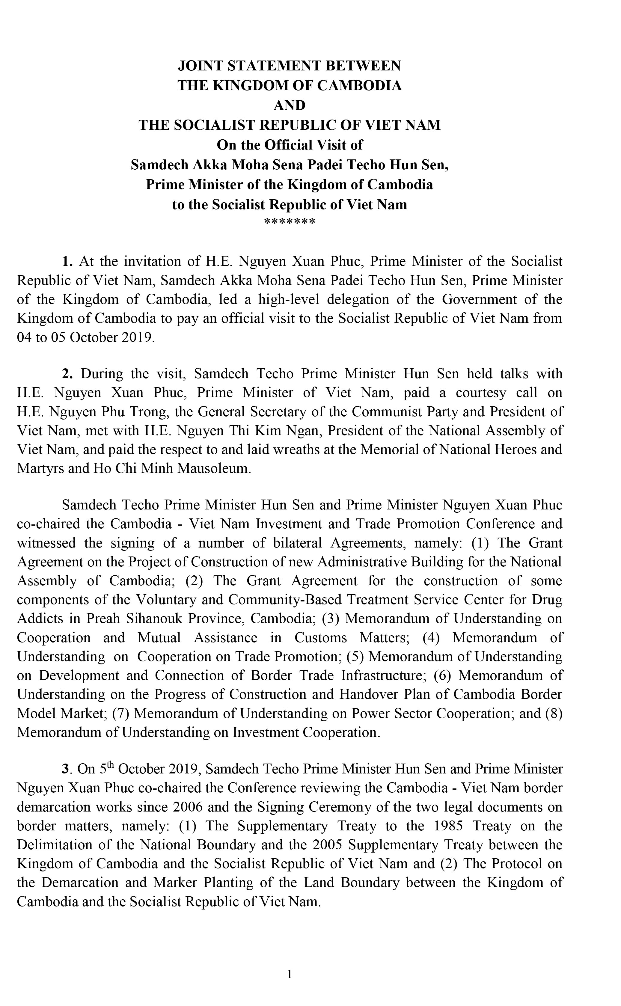 Joint Statement Between The Kingdom Of Cambodia And The Socialist h-e-deputy-prime-minister-prak-sokhonn-received-a-courtesy-call-on-by