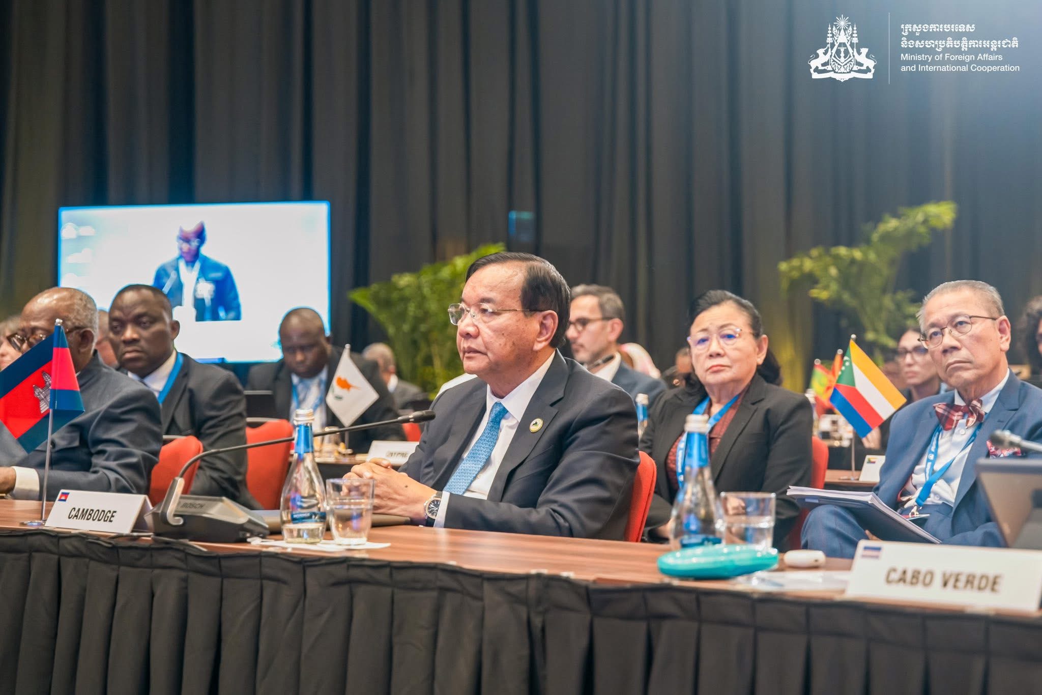 His Excellency Deputy Prime Minister PRAK Sokhonn attends the Handover Ceremony for the Presidency of the Ministerial Conference of La Francophonie 