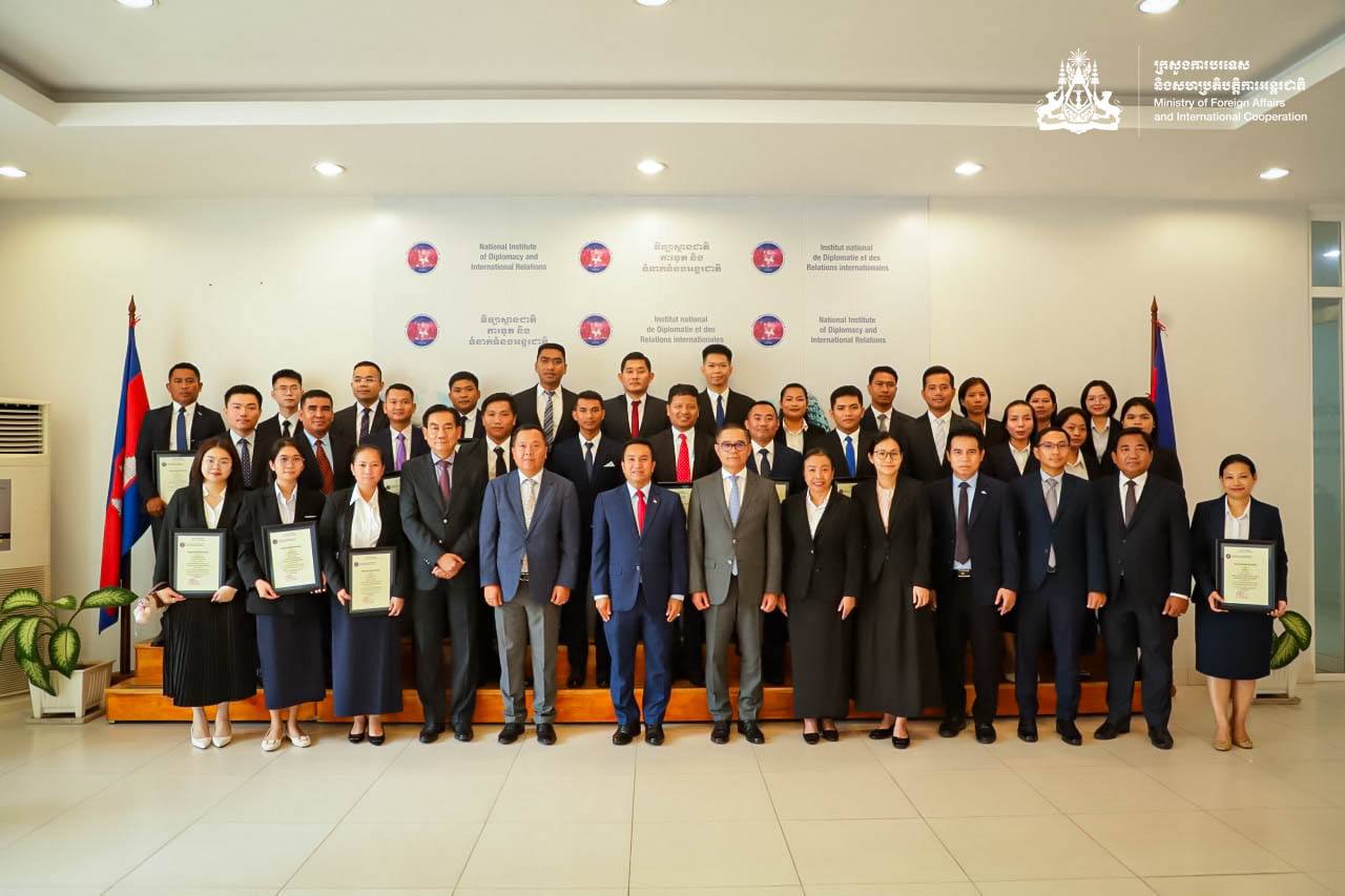 The closing ceremony of the training course on diplomatic skills and international relations 