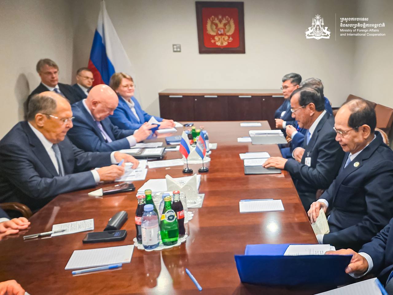 Bilateral Meeting between Cambodian and Russian Foreign Ministers