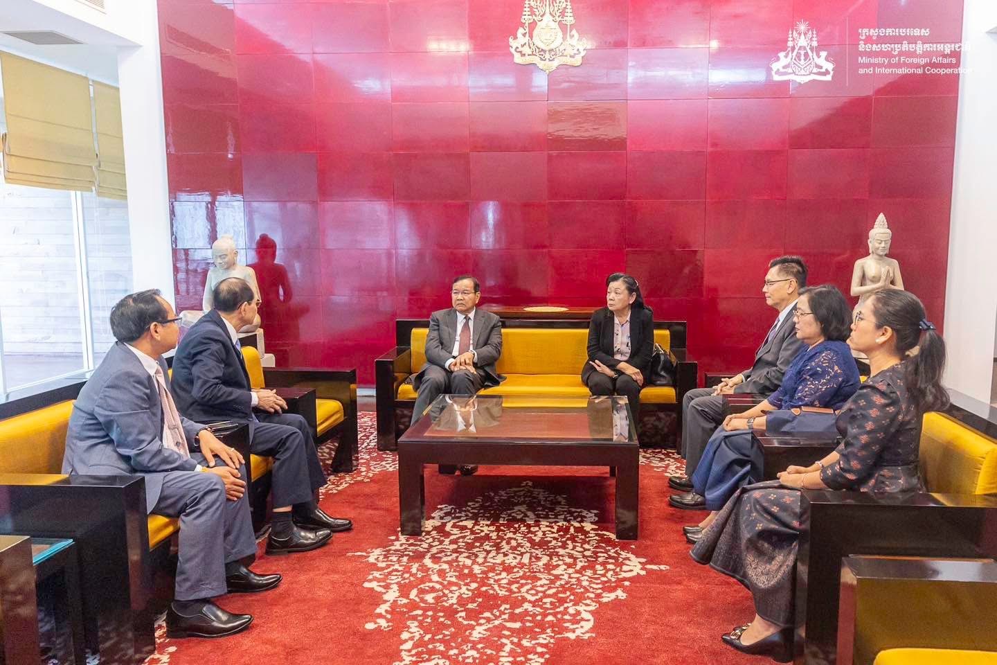His Excellency Deputy Prime Minister leads a delegation to Nice, France, to prepare for and accompany Samdech Thipadei Prime Minister to UNOC3