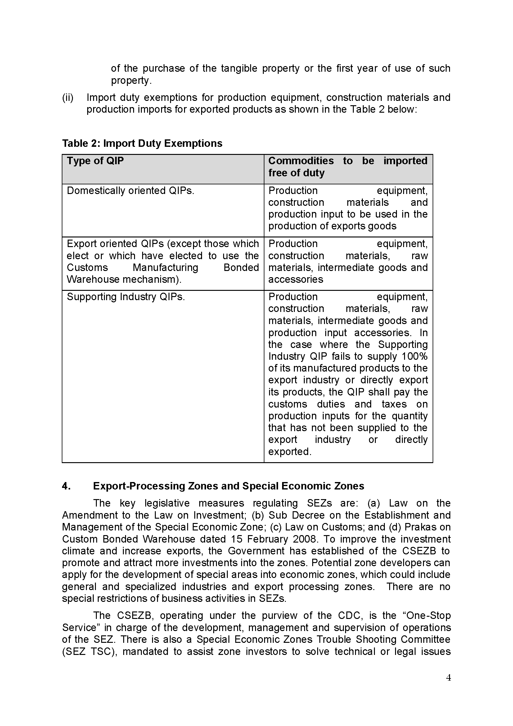 LEGAL FRAMEWORK FOR FOREIGN DIRECT INVESTMENT)